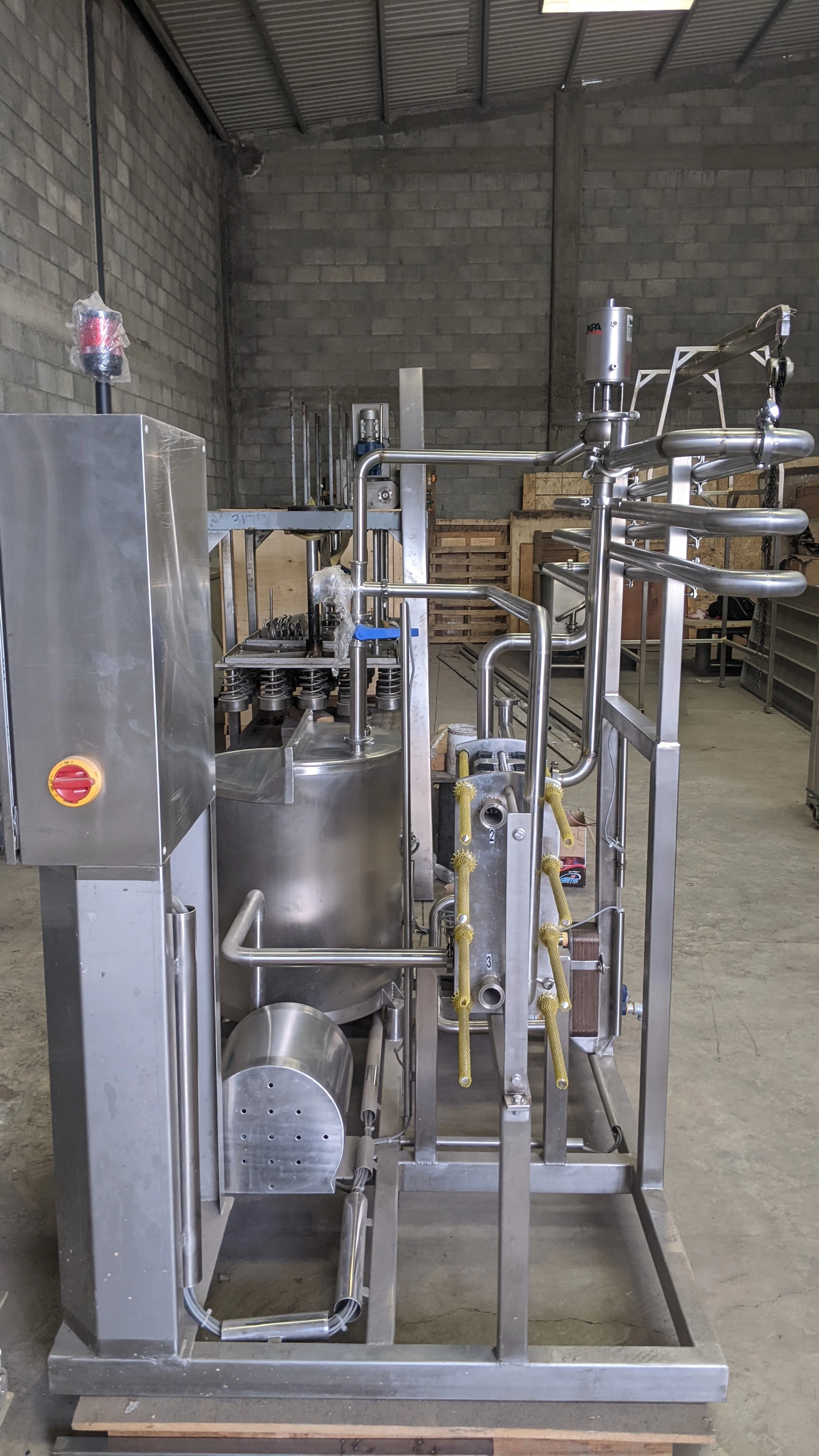 PASTEURIZADOR  HTST  A ´PLACAS  1000 LTS HR  LECHE DE QUESERIA