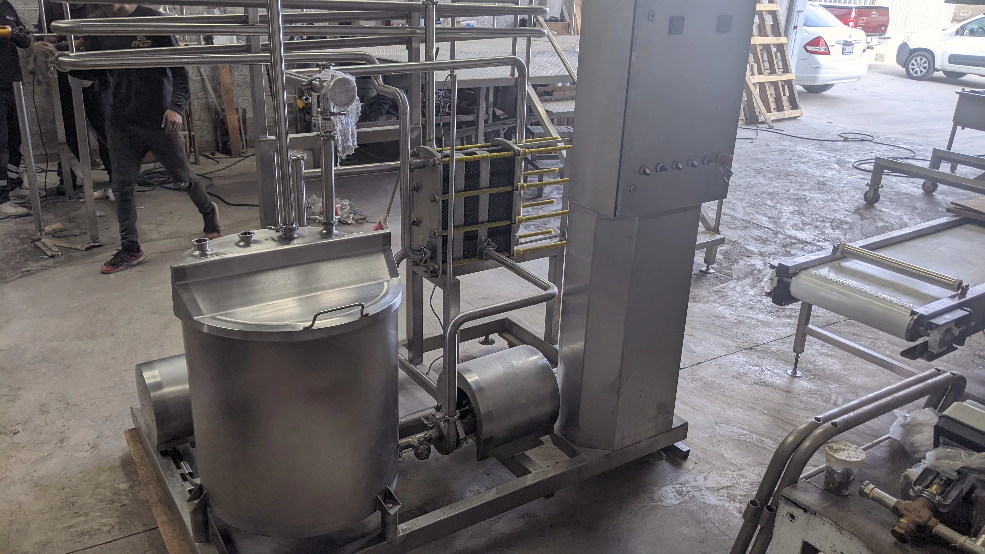 PASTEURIZADOR  HTST  A ´PLACAS  1000 LTS HR  LECHE DE QUESERIA