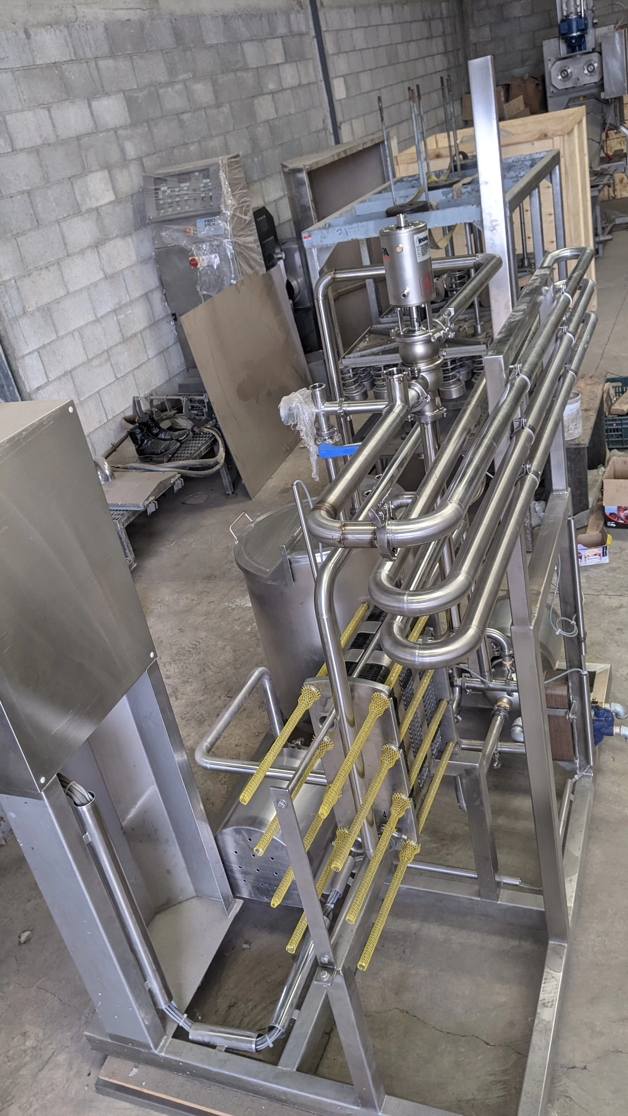 PASTEURIZADOR  HTST  A ´PLACAS  1000 LTS HR  LECHE DE QUESERIA