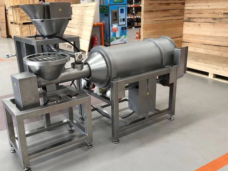 Mezcladora   automatica  de Antiapelmazante  para  queso  rallado