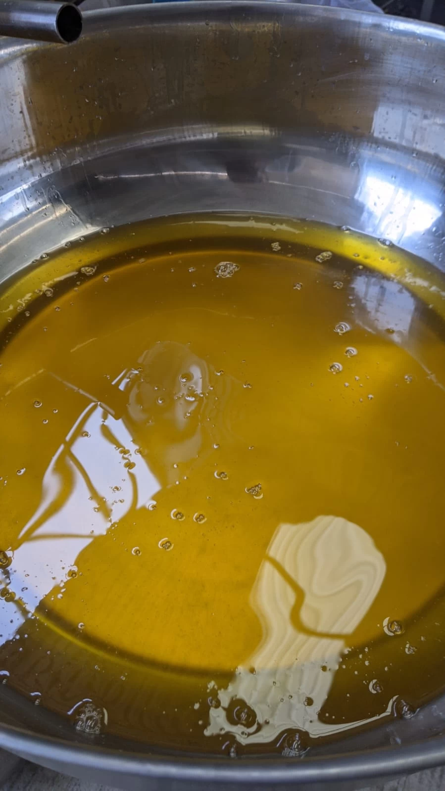 Linea de fabricacion de GHEE Tina  de  calentamiento a Gas  con Agitacion Mecanica   Sistea  de drenado   de la mantequilla cl