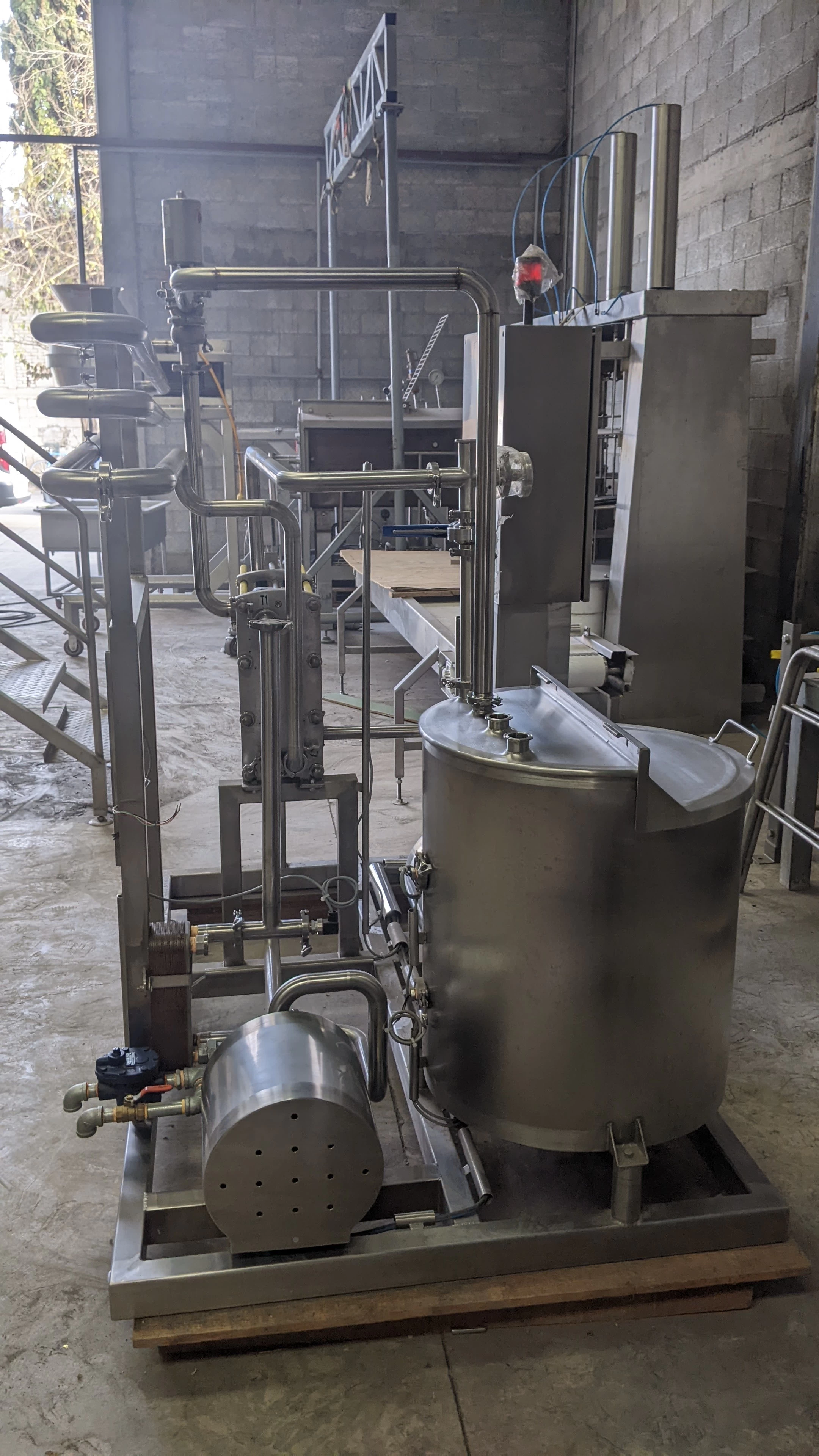 PASTEURIZADOR  HTST  A ´PLACAS  1000 LTS HR  LECHE DE QUESERIA