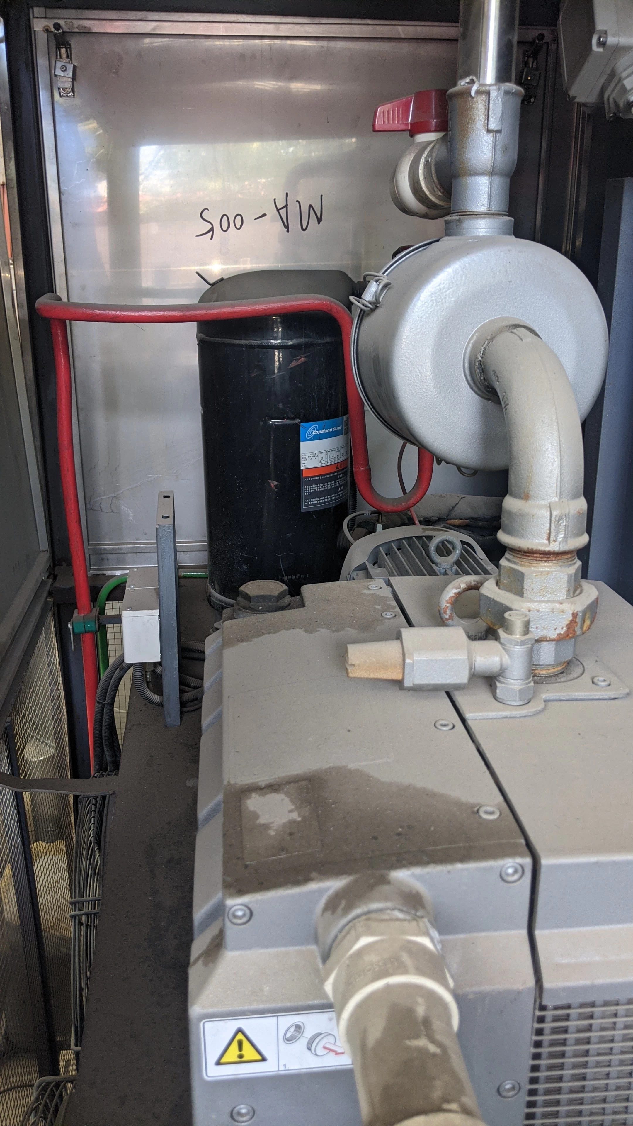 Camara  de enfriamiento al vacio   