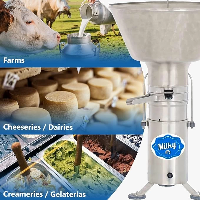 Descremadora para leche  o Suero  FJ 350  Marca Milky  Fabrocada  en Austria