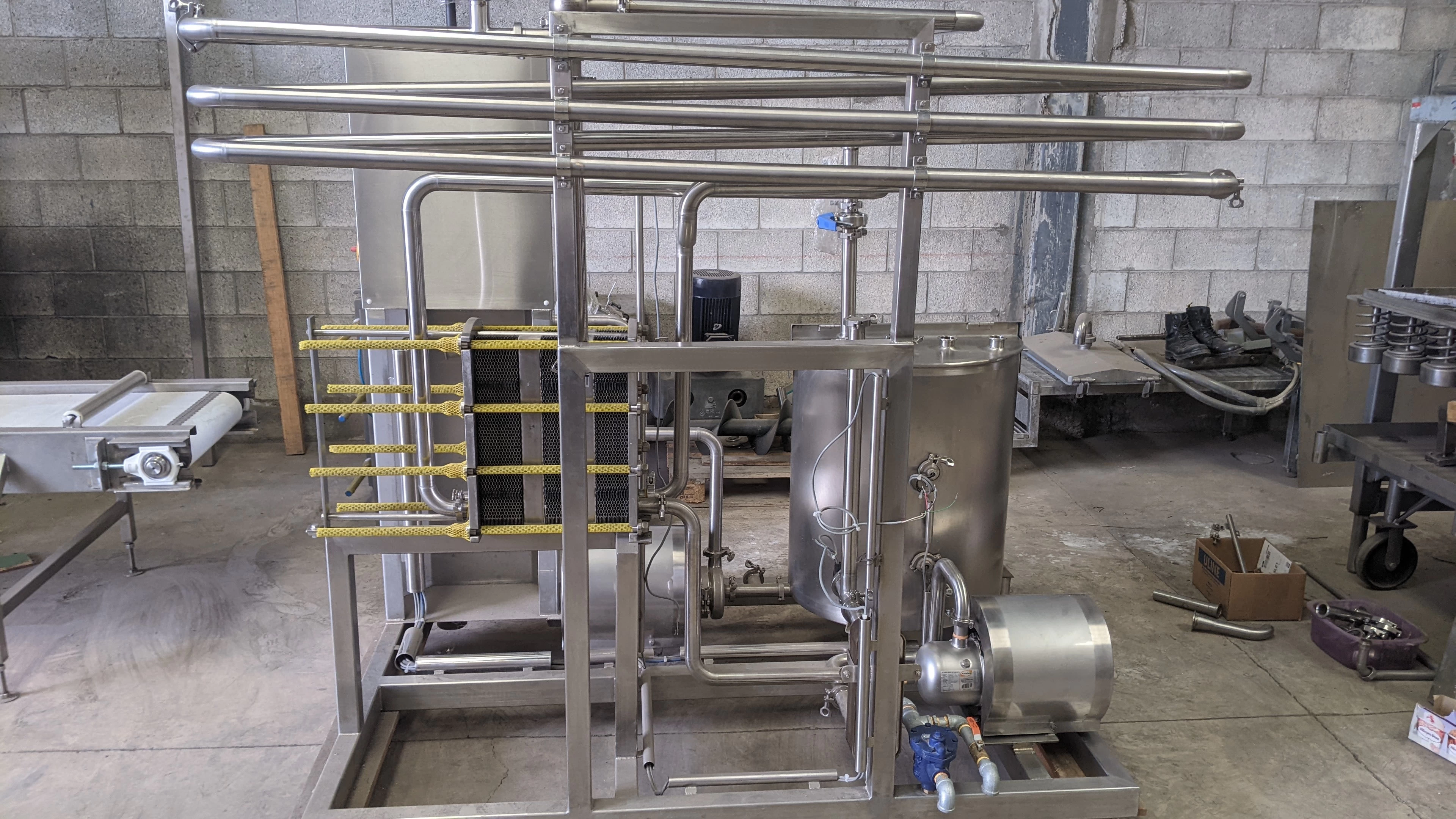 PASTEURIZADOR  HTST  A ´PLACAS  1000 LTS HR  LECHE DE QUESERIA